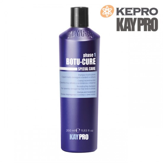 Kepro Kaypro Botu-cure Phase1 šampūns bojātiem matiem 350ml Kepro Kaypro Botu-cure Phase1 šampūns bojātiem matiem 350ml