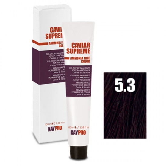 Kepro Caviar Supreme matu krāsa tumši zeltaini bruns 5.3 100ml