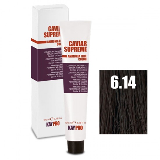 Kepro Caviar Supreme matu krāsa šokolāde 6.14 100ml Kepro Caviar Supreme matu krāsa šokolāde 6.14 100ml
