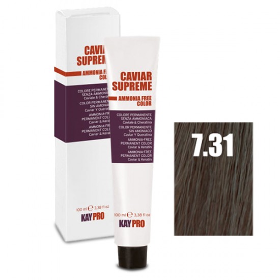 Kepro Caviar Supreme matu krāsa smilšu blonds 7.31 100ml