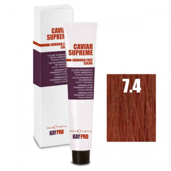 Kepro Caviar Supreme matu krāsa vara blond 7.4 100ml