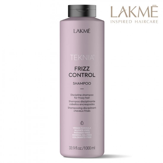 Lakme Teknia Frizz Control šampūns 1l Lakme Teknia Frizz Control šampūns 1l