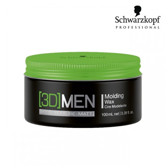 Schwarzkopf Pro 3D Men Molding Wax 100ml Schwarzkopf Pro 3D Men Molding Wax 100ml