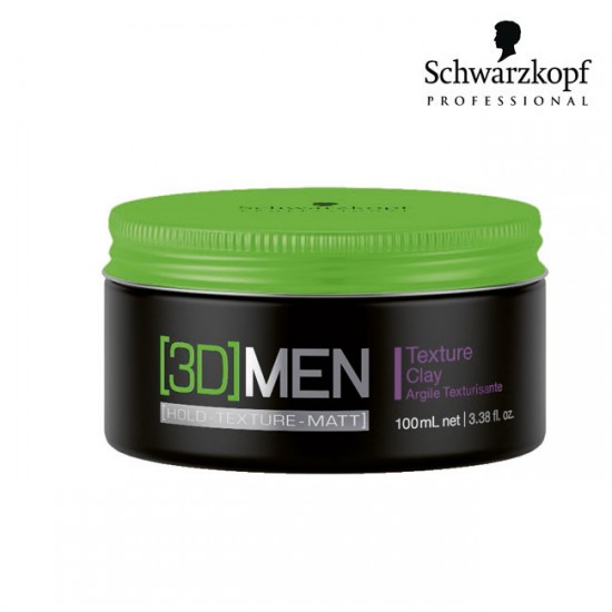 Schwarzkopf Pro 3D Men Texture Clay 100ml