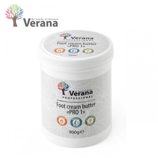 Verana Pro 1 sviestkrēms kājām 900g Verana Pro 1 sviestkrēms kājām 900g