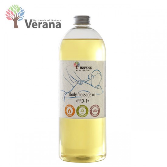 Verana Pro 1 masāžas eļļa ķermenim 1L Verana Pro 1 masāžas eļļa ķermenim 1L