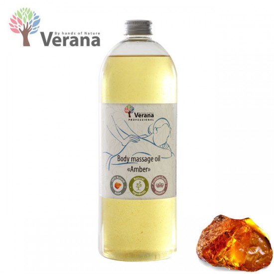 Verana Amber Dzintars masāžas eļļa ķermenim 1L Verana Amber Dzintars masāžas eļļa ķermenim 1L
