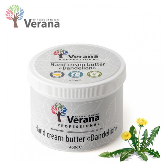 Verana Dandelion Pienene sviestkrēms rokām 450g Verana Dandelion Pienene sviestkrēms rokām 450g