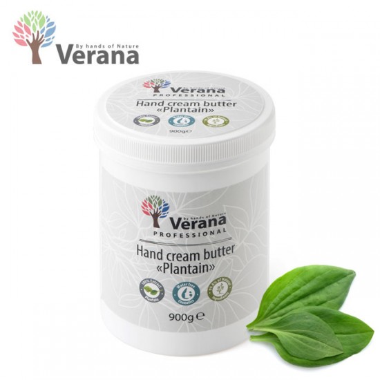 Verana Plantain Ceļmallapa sviestkrēms rokām 900g Verana Plantain Ceļmallapa sviestkrēms rokām 900g
