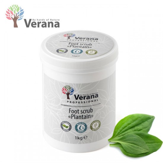 Verana Plantain Skrubis kājām Ceļmallapa 800 g