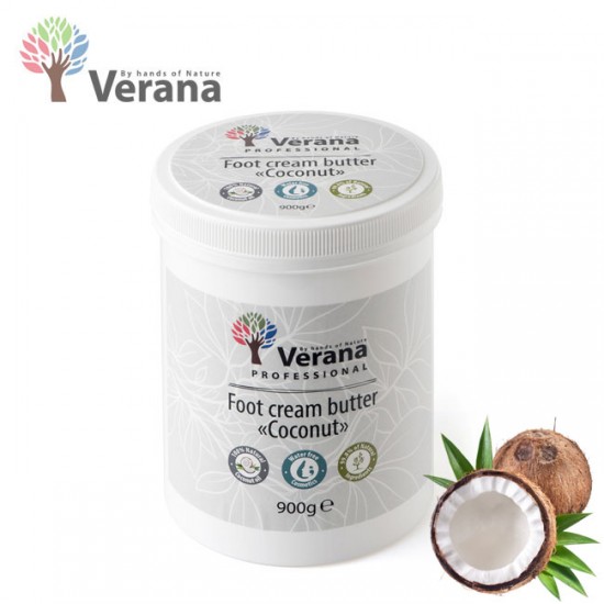 Verana Coconut Kokosrieksts sviestkrēms kājām 900g Verana Coconut Kokosrieksts sviestkrēms kājām 900g