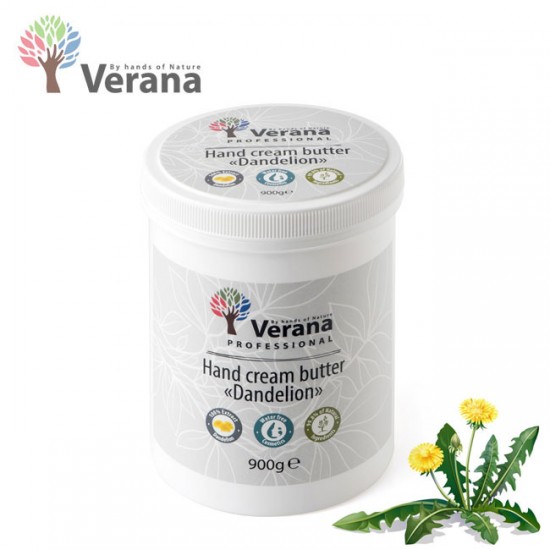 Verana Dandelion Pienene sviestkrēms rokām 900g Verana Dandelion Pienene sviestkrēms rokām 900g