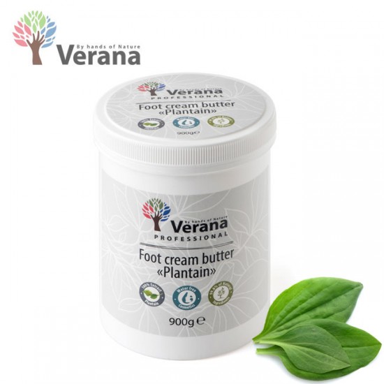 Verana Plantain Ceļmallapa sviestkrēms kājām 900g Verana Plantain Ceļmallapa sviestkrēms kājām 900g