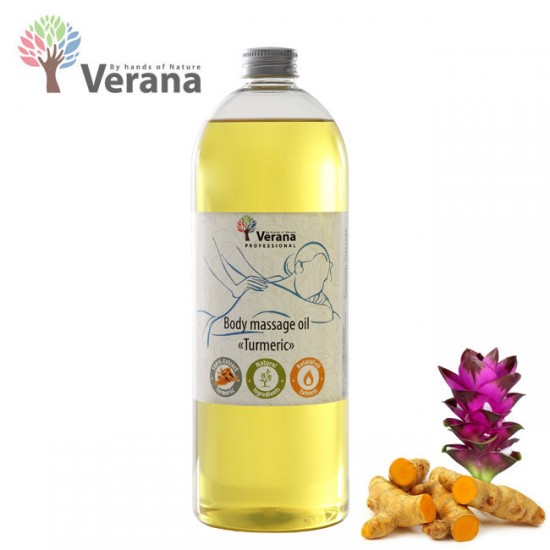 Verana Turmeric Kurkuma masāžas eļļa ķermenim 1L Verana Turmeric Kurkuma masāžas eļļa ķermenim 1L