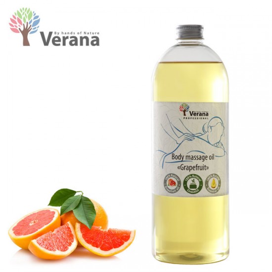Verana Grapefruit Greipfrūts ķermeņa masāžas eļļa 1L Verana Grapefruit Greipfrūts ķermeņa masāžas eļļa 1L
