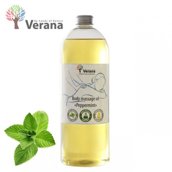 Verana Peppermint Piparmētra ķermeņa masāžas eļļa 1L
