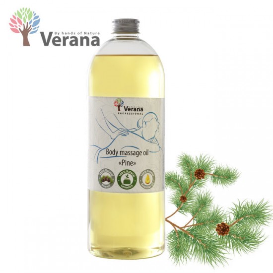 Verana Pine Priede masāžas eļļa ķermenim 1L