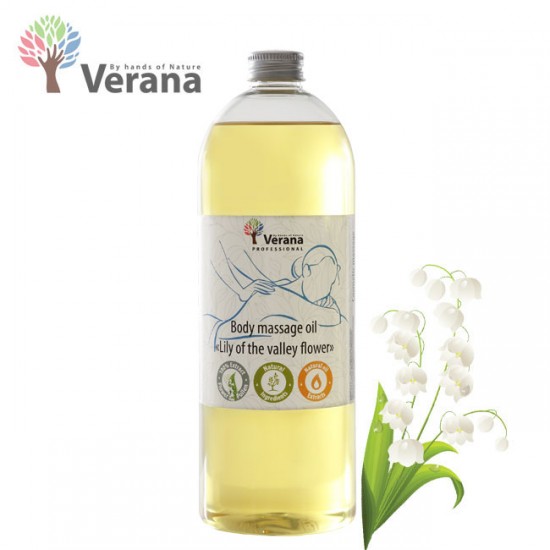 Verana Lily of the valley Mājpuķīte masāžas eļļa ķermenim 1L Verana Lily of the valley Mājpuķīte masāžas eļļa ķermenim 1L