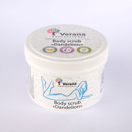 Verana Dandelion Pienene ķermeņa skrubis 800g Verana Dandelion Pienene ķermeņa skrubis 800g