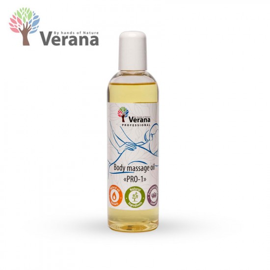 Verana Pro 1 masāžas eļļa ķermenim 250ml Verana Pro 1 masāžas eļļa ķermenim 250ml