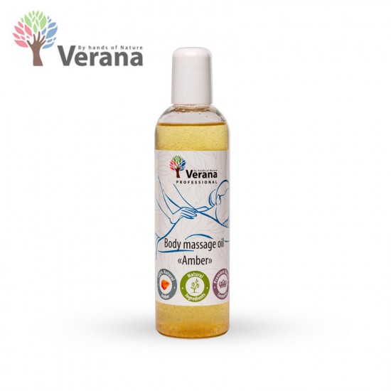 Verana Amber Dzintars masāžas eļļa ķermenim 250ml Verana Amber Dzintars masāžas eļļa ķermenim 250ml