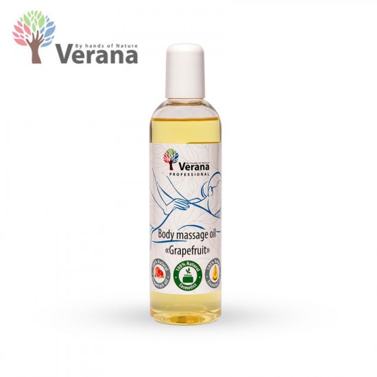 Verana Grapefruit Greipfrūts ķermeņa masāžas eļļa 250ml Verana Grapefruit Greipfrūts ķermeņa masāžas eļļa 250ml