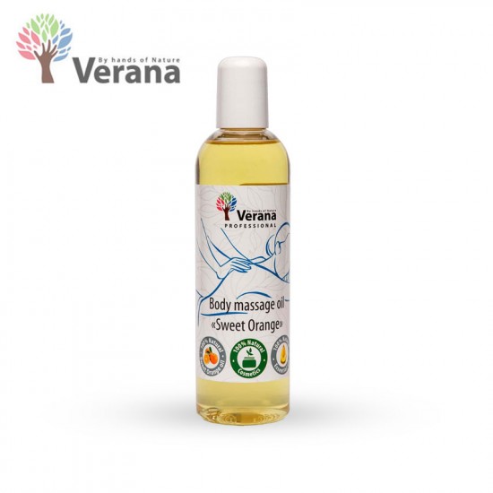 Verana Sweet Orange Saldais apelsīns masāžas eļļa ķermenim 250ml Verana Sweet Orange Saldais apelsīns masāžas eļļa ķermenim 250ml