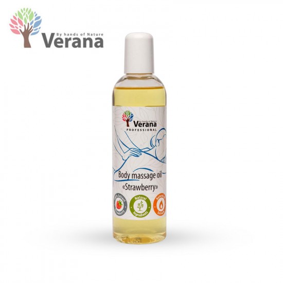Verana Strawberry Zemene ķermeņa masāžas eļļa 250ml