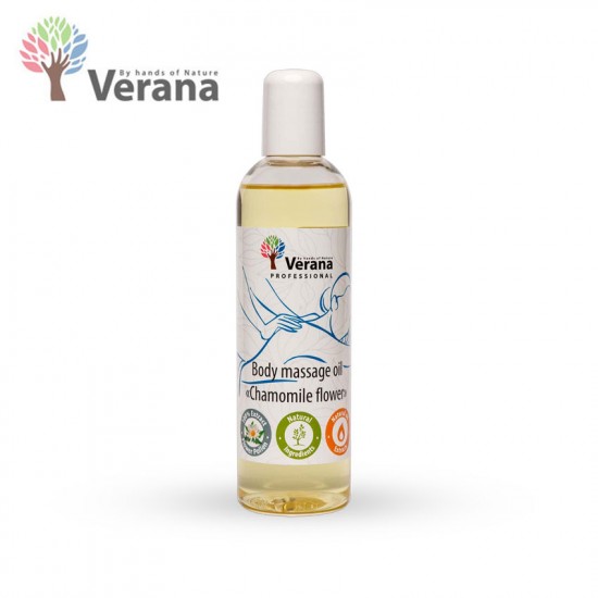 Verana Chamomile Kumelīte ķermeņa masāžas eļļa 250ml Verana Chamomile Kumelīte ķermeņa masāžas eļļa 250ml