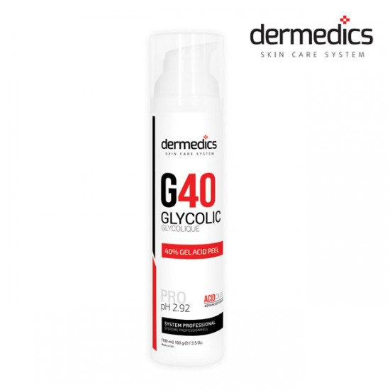 Dermedics G40 glikola pīlings 100ml Dermedics G40 glikola pīlings 100ml