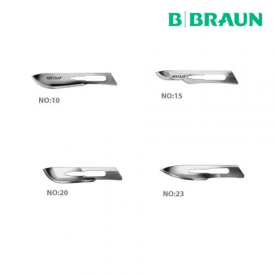 BBraun Aesculap sterils skalpeļa asmens Nr.23