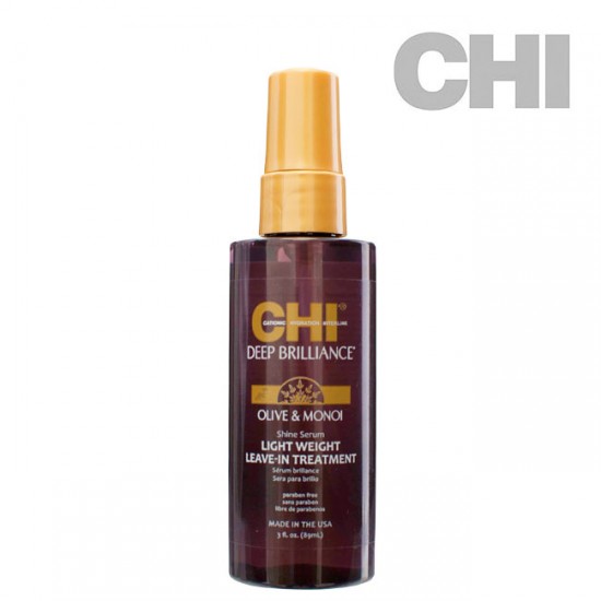 CHI Deep Brilliance Shine Serum Lightweight Leave-In serums 89ml CHI Deep Brilliance Shine Serum Lightweight Leave-In serums 89ml