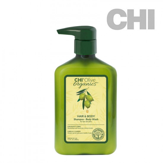 CHI Olive Organics Hair and Body Shampoo 340ml CHI Olive Organics Hair and Body Shampoo 340ml