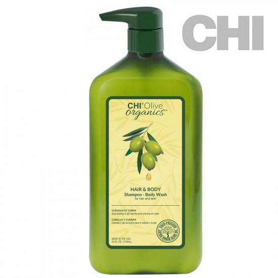 CHI Olive Organics Hair and Body šampūns 710ml CHI Olive Organics Hair and Body šampūns 710ml
