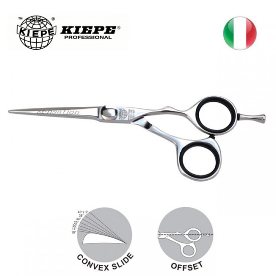 Kiepe Sensation 2257 profesionālās frizieru šķēres 5.5 Kiepe Sensation 2257 profesionālās frizieru šķēres 5.5