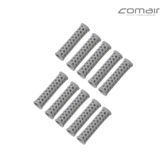 Comair plastmasas ruļļi 65mm x 15mm 10gab. pelēkie Comair plastmasas ruļļi 65mm x 15mm 10gab. pelēkie