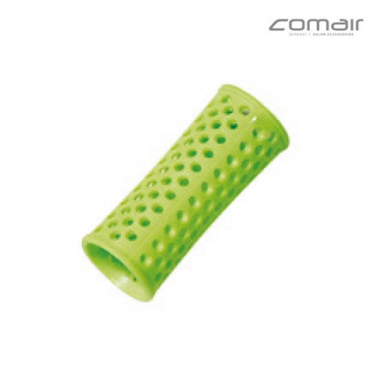 Comair Flat wave curlers 65mm Ø25mm 6pcs green Comair Flat wave curlers 65mm Ø25mm 6pcs green