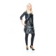 Hairdresser apron, black, with pockets in front Hairdresser apron, black, with pockets in front