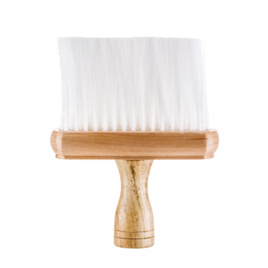 Neck brush with wooden handle Neck brush with wooden handle