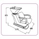 Shampoo Chair unit 577 Shampoo Chair unit 577