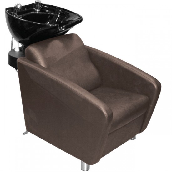 Hair washing sink and chair 556 brown Hair washing sink and chair 556 brown