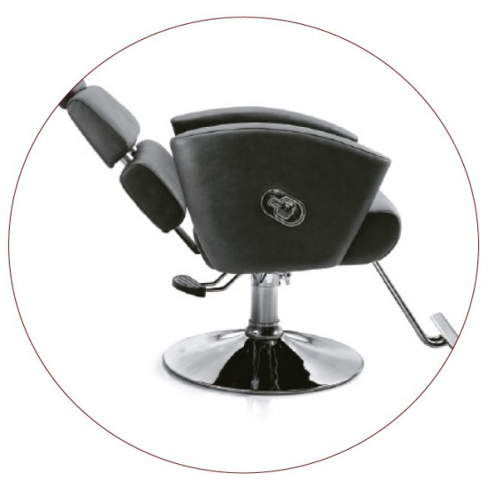 Salon Chair in Black unit 167 Salon Chair in Black unit 167
