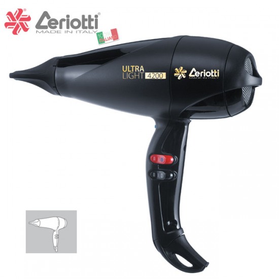 Ceriotti Hair Dryer Ultra Light 4200 2500W Black Ceriotti Hair Dryer Ultra Light 4200 2500W Black