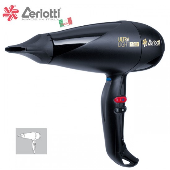Ceriotti Hair Dryer Ultra Light 4200 2500W Black Ceriotti Hair Dryer Ultra Light 4200 2500W Black