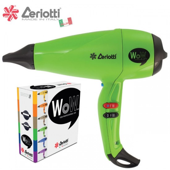 Ceriotti Hair Dryer WoW 2000W Green Ceriotti Hair Dryer WoW 2000W Green