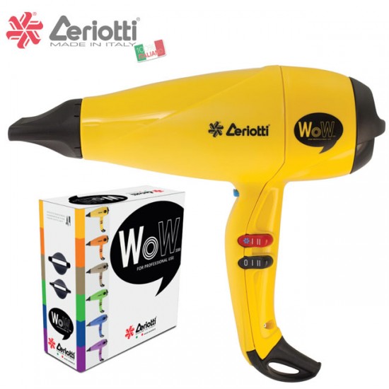 Ceriotti Hair Dryer WoW 2000W Yellow Ceriotti Hair Dryer WoW 2000W Yellow