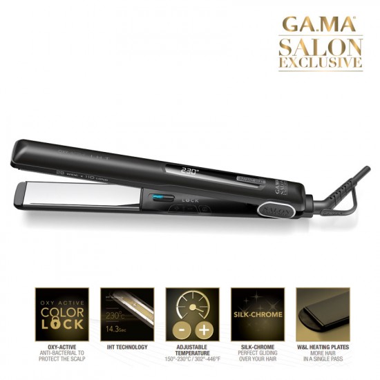 Gama G-Style Oxy-Active professional hair straightener 28x110mm Gama G-Style Oxy-Active professional hair straightener 28x110mm