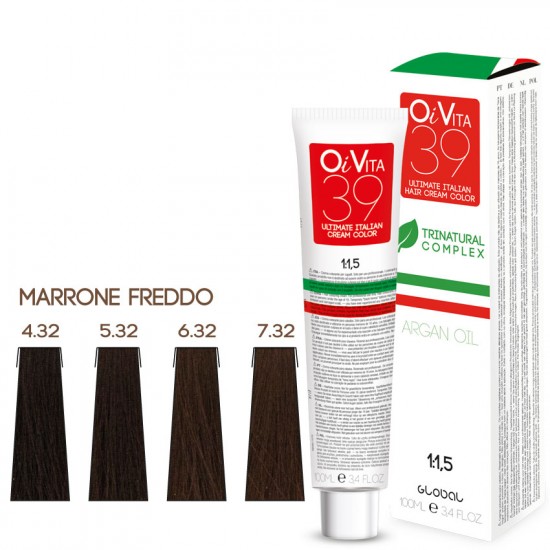 OiVita39 Hair Cream Color 4.32 100ml OiVita39 Hair Cream Color 4.32 100ml