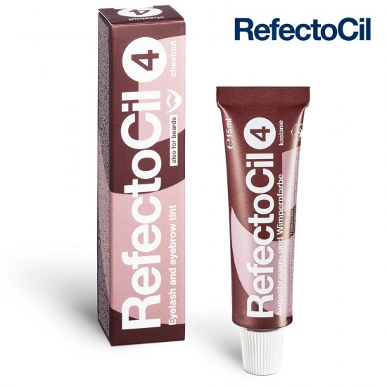 RefectoCil 4 Chestnut lashes and brows tint 15ml RefectoCil 4 Chestnut lashes and brows tint 15ml