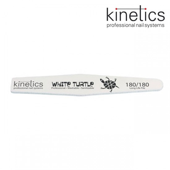 Kinetics Nail File White Turtle 180/180 Kinetics Nail File White Turtle 180/180